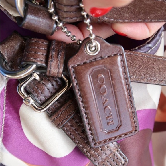 Authentic multicolored Coach bag - Picture 6 of 7